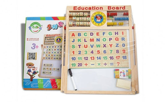 Tabla educativa multifunctionala pentru copii 40 x 40 cm