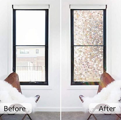 Set 2 x Folie geam vitrostatica 45 x 300 cm