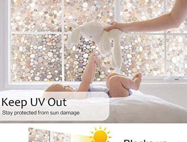 Set 2 x Folie geam vitrostatica 45 x 300 cm