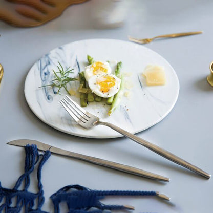 Set 24 de tacamuri, 6 persoane, otel inoxidabil, argintiu