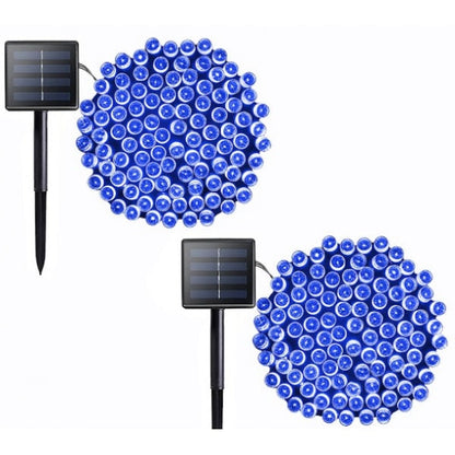 Set 2 x Decoratiune solara 30m 300 leduri - albastru