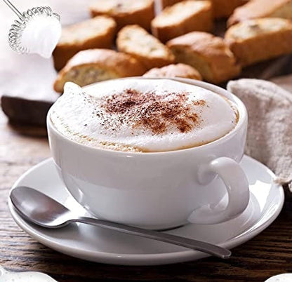 Mixer Electric pentru Spuma Lapte, Spumator Cafea Portabil cu Suport Metalic