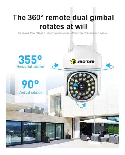 Set 3 x Camere de Supraveghere Video Jortan , 32 Leduri, Rotative, Infrarosu, Rezistanta la apa + 3 carduri 32GB
