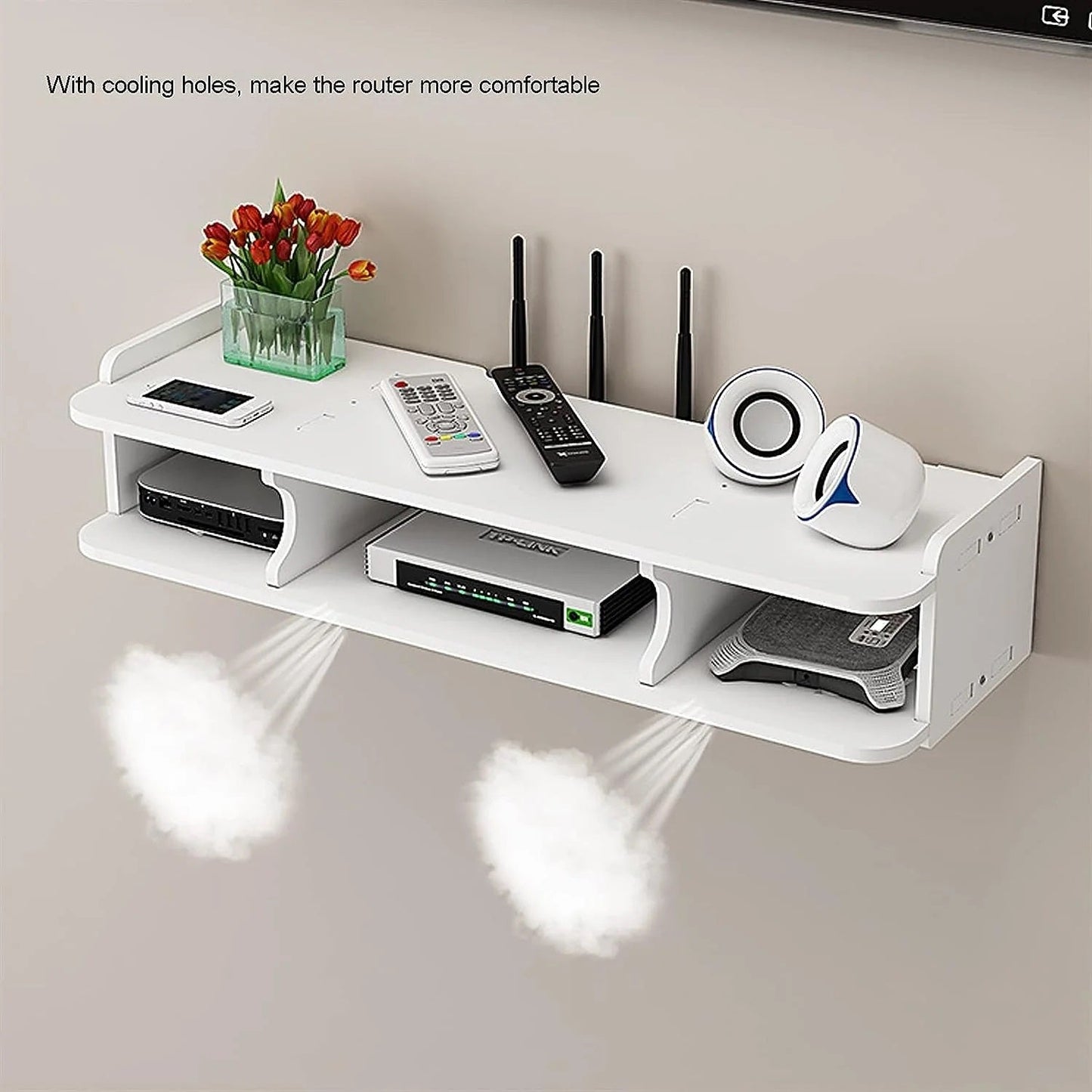 Lichidare de Stoc! Suport Router si Accesorii, 3 Compartimente, 60 cm