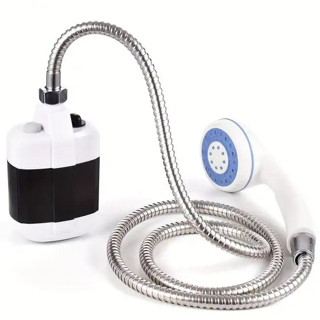 Dus Portabil cu Incarcare USB pentru Camping cu Robinet Incorporat pentru Interior/Exterior