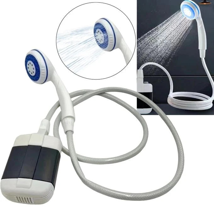 Dus Portabil cu Incarcare USB pentru Camping cu Robinet Incorporat pentru Interior/Exterior