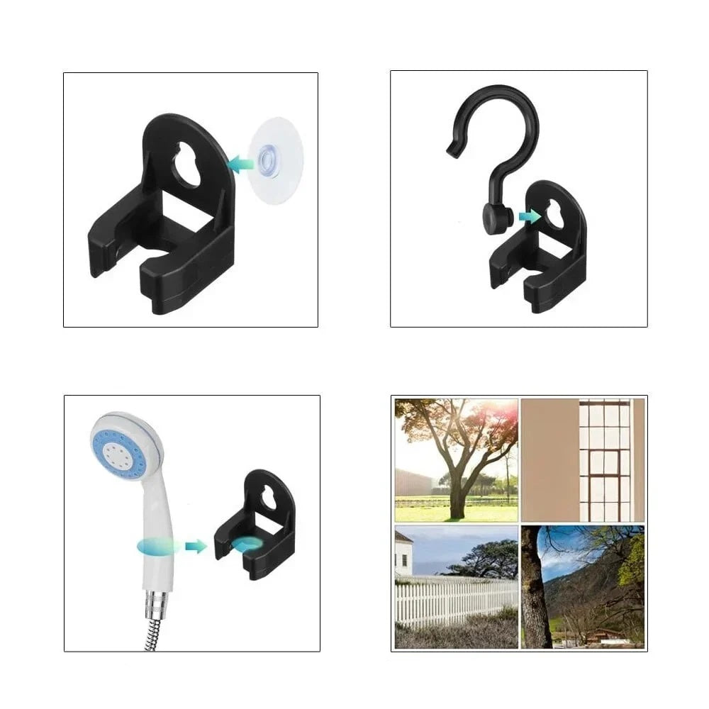 Dus Portabil cu Incarcare USB pentru Camping cu Robinet Incorporat pentru Interior/Exterior