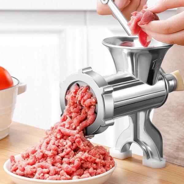 Masina Manuala de Tocat Carne din Aluminiu , Marimea 8
