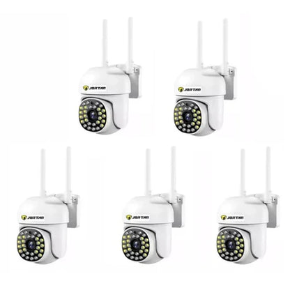 Camera de Supraveghere Video Jortan, 32 Leduri, Rotative, Infrarosu, Rezistanta la apa + Card 32 GB