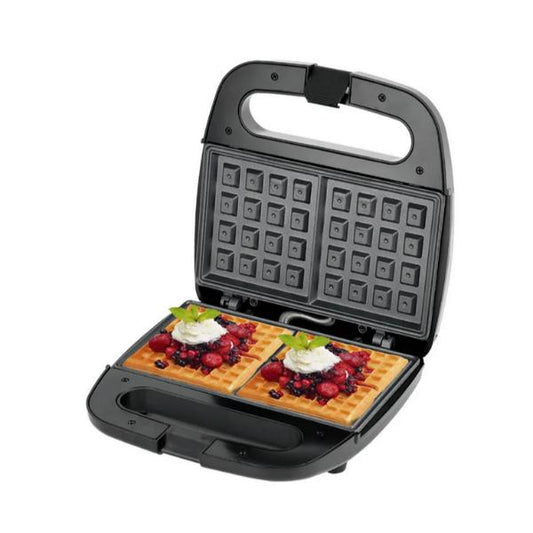 Aparat Electric pentru Gofre sau Vafe cu Indicator Luminos, Placa Dubla de Incalzire, 750W