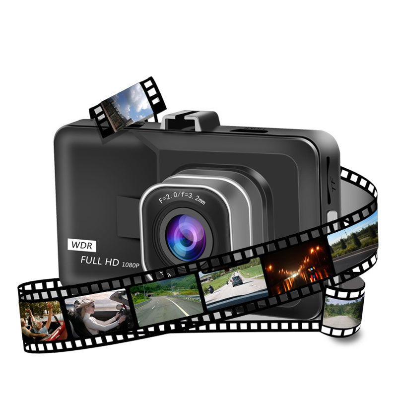 Camera Auto DVR Full HD 1080p, Unghi Larg 140°, Senzor G, Înregistrare în Buclă, Suport Card MicroSD până la 32GB, Ecran LCD 3 Inch