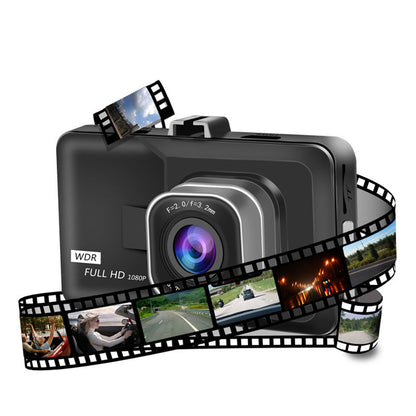 Camera Auto DVR Full HD 1080p, Unghi Larg 140°, Senzor G, Înregistrare în Buclă, Suport Card MicroSD până la 32GB, Ecran LCD 3 Inch