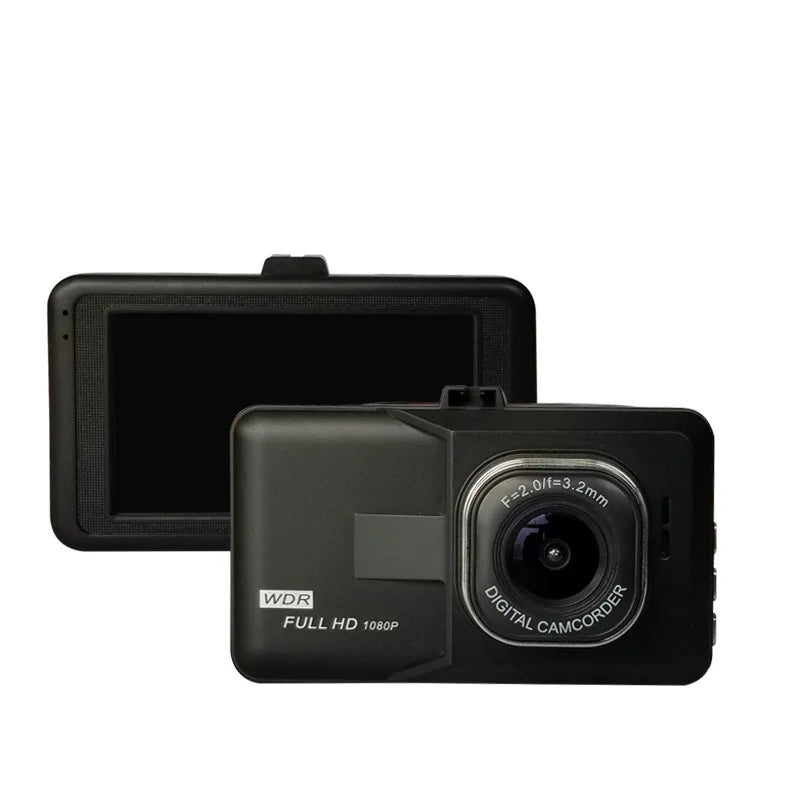 Camera Auto DVR Full HD 1080p, Unghi Larg 140°, Senzor G, Înregistrare în Buclă, Suport Card MicroSD până la 32GB, Ecran LCD 3 Inch