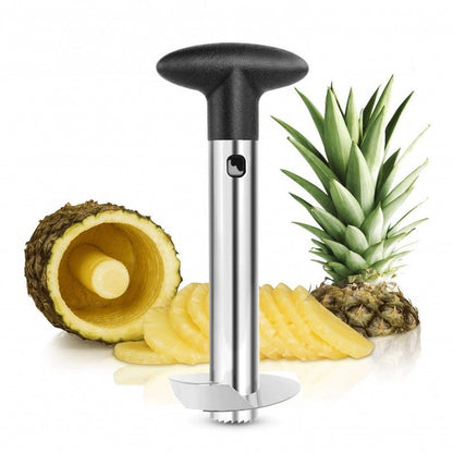 Dispozitiv pentru decojit/feliat ananas, material inox