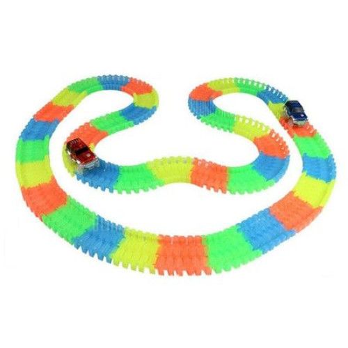 Pista flexibila curse masinute Magic Tracks din 165 piese