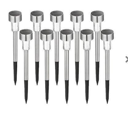 Set 30 x Lampa Solara De Gradina Inox , Tip Tarus