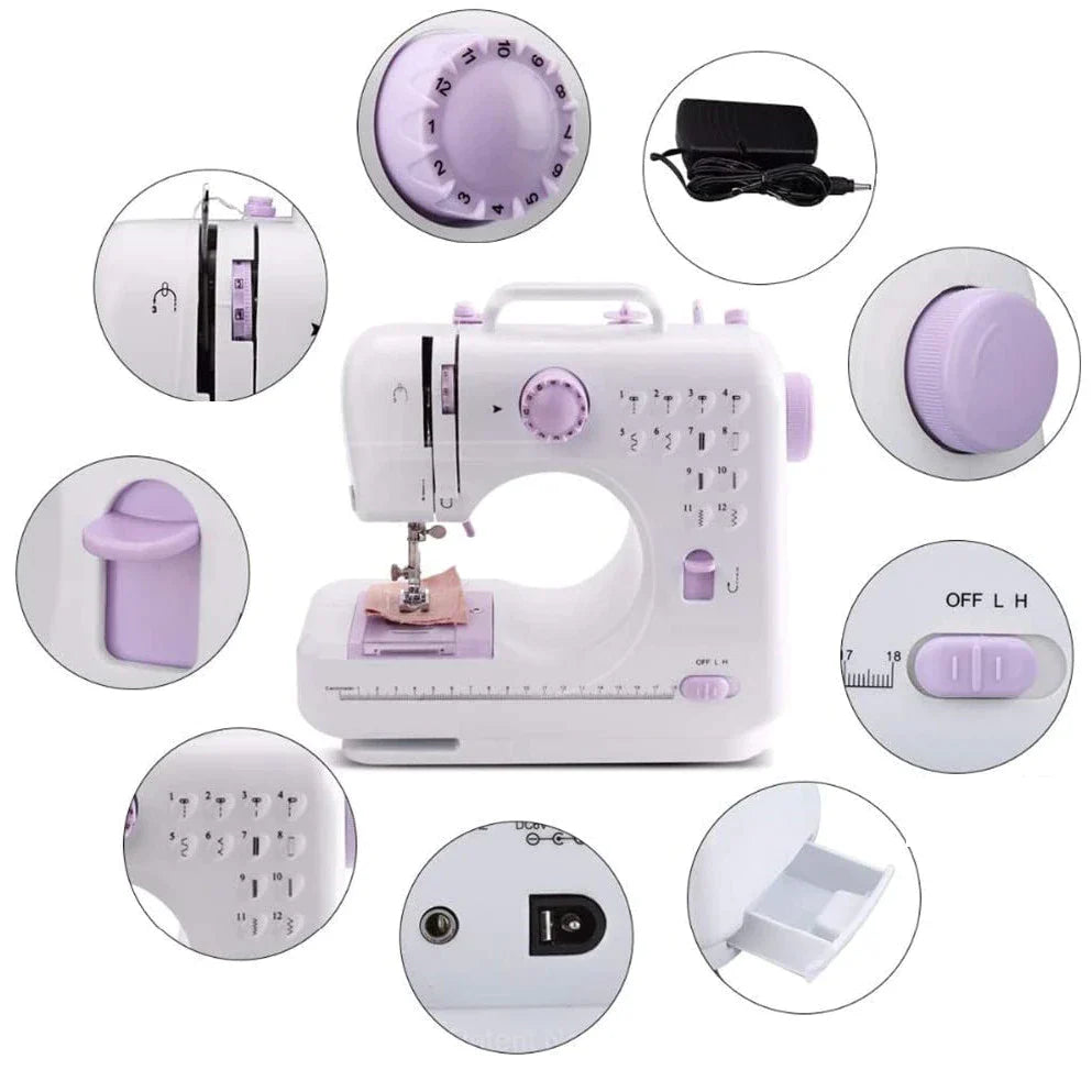 Masina de Cusut Sew Simple K1127, Alb